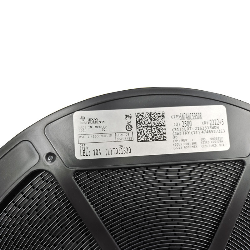 SN74HC595DR Isolator Chip Shift Register Single 8 Bit Serial to Serial Parallel 16-Pin SOIC T/R